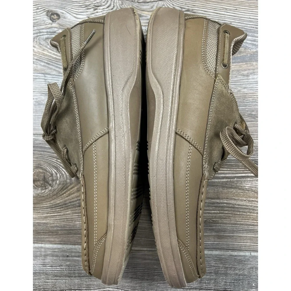 Orthofeet 427 Mens Baton Rouge Lace Up‎ Oxford Shoes Size 11.5 Beige NO INSERTS!